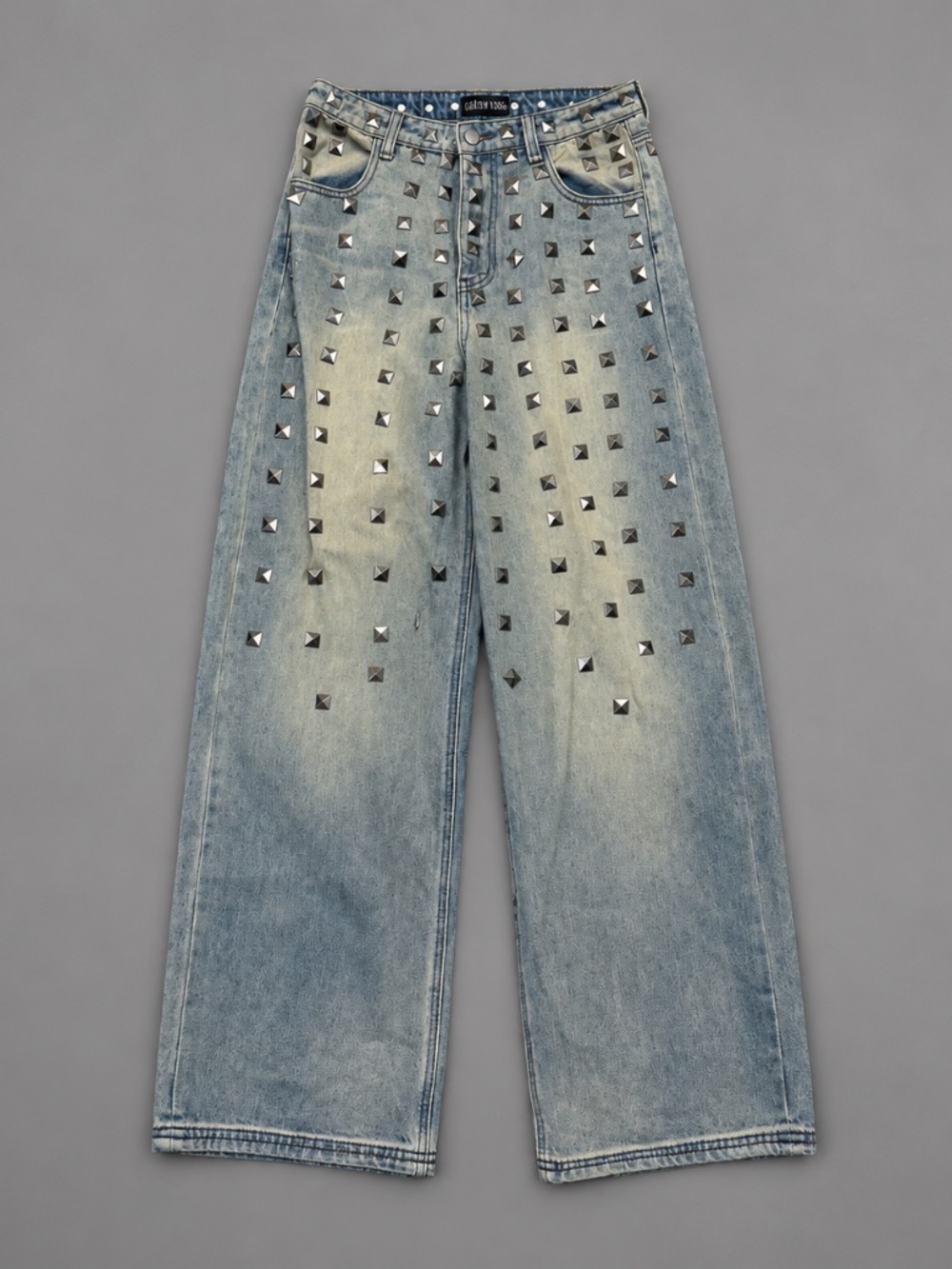 Current Mood Studded Wide Leg Jeans – Size XXS
